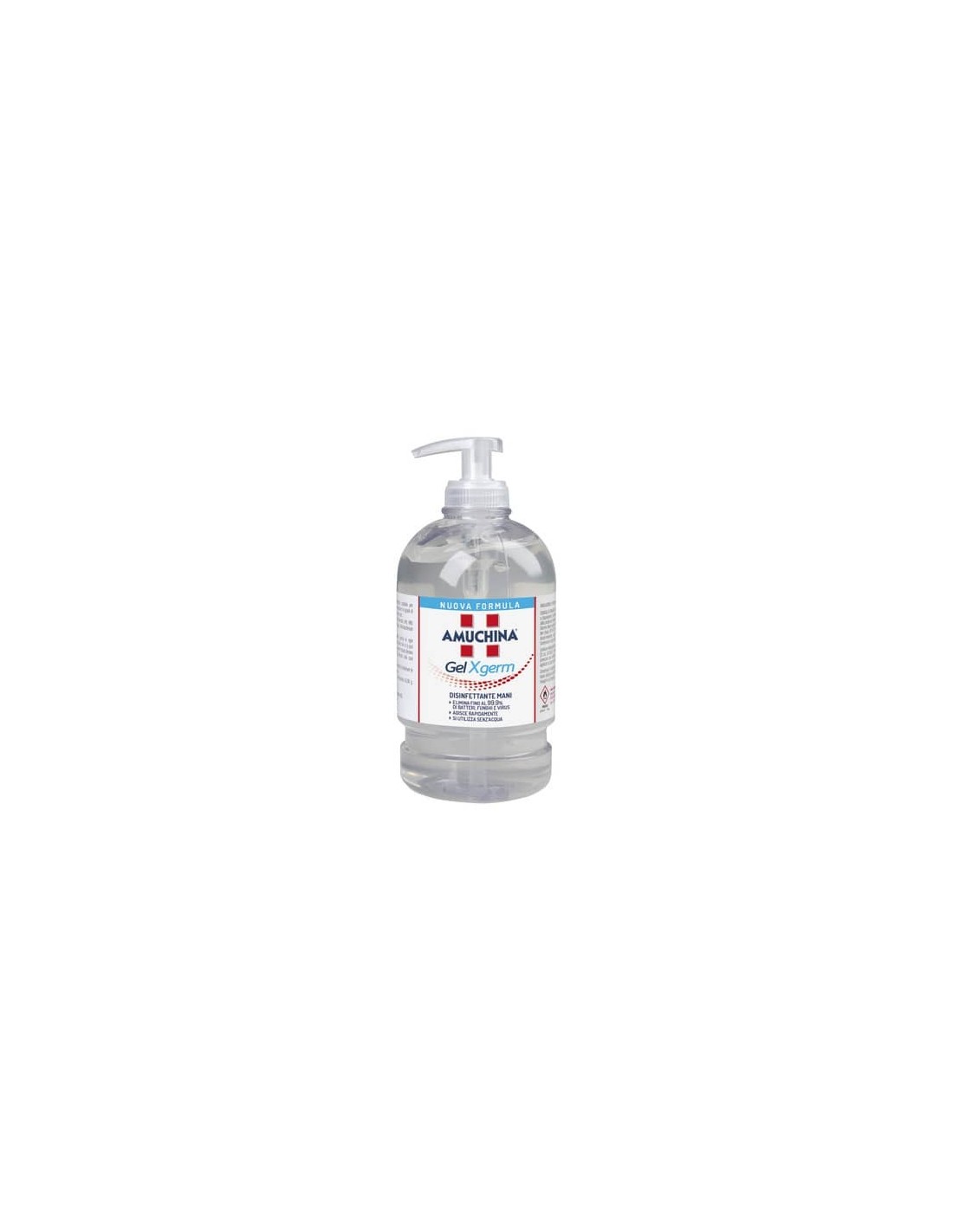 Disinfettante mani Amuchina Gel X-Germ 500 ml con dosatore - 06-0012