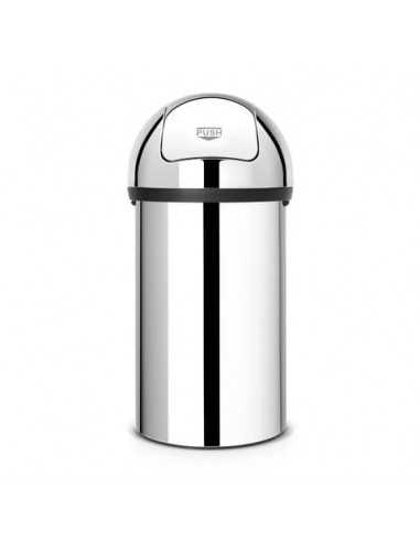 Pattumiera Brabantia Push Bin 60L 40x40x81 cm Inox Lucido 402623