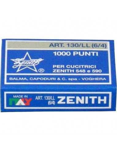 Punti metallici ZENITH 130/LL 6/4 Conf. 1000 pezzi - 0301306401