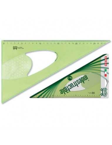 Squadra ARDA Linea Elastika plastica flessibile verde trasparente 60° cm 30 EL6030