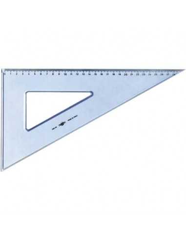 Squadra ARDA Linea Uni plastica termoresistente fumé ottico trasparente 60° cm 30 - 28830SS