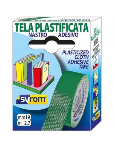 Nastro adesivo in tela Tes 702 SYROM formato 19 mm x 2