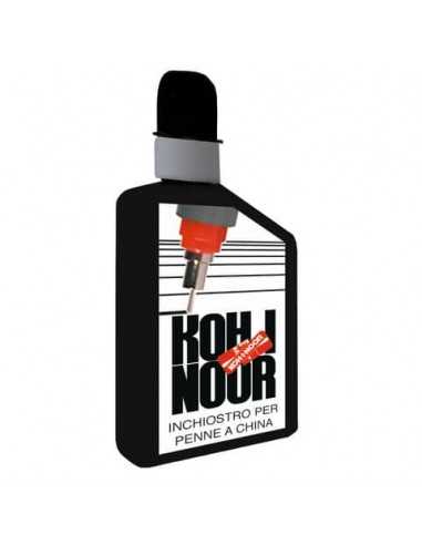 Flacone inchiostro di china KOH-I-NOOR per penna a china Professional 10 ml nero - DH5911-HALF