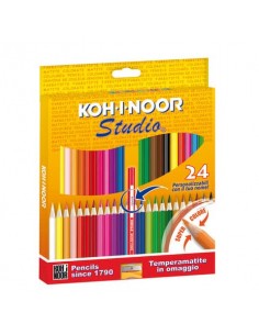 Astuccio matite colorate KOH-I-NOOR Legno 24pz - DH3325