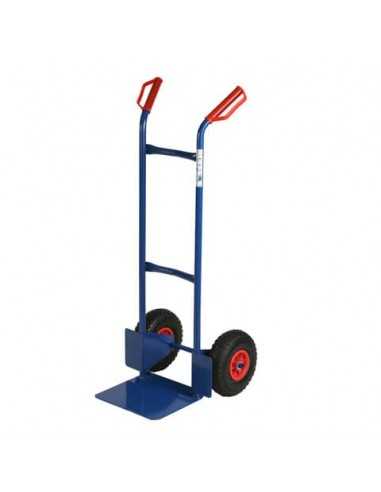 Carrello in acciaio Serena Group con doppio manico 47 x 47 x h. 120 cm blu HT200