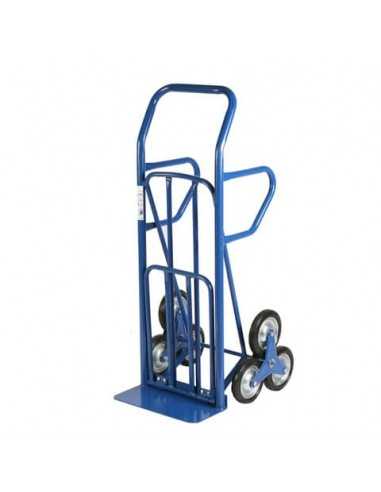 Carrello in acciaio Serena Group 55 x 52-80 x h. 140 cm blu HT4028