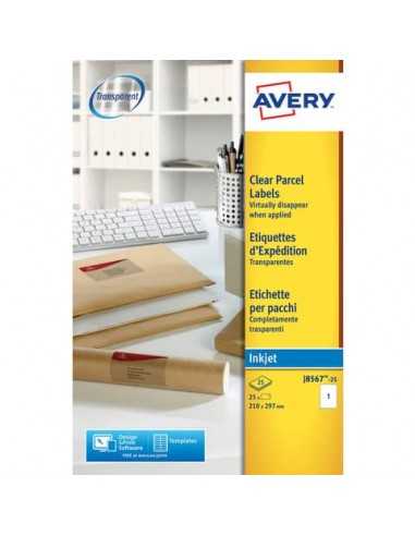 Etichette per indirizzi AVERY 210 x 297mm 25 fogli - J8567-25