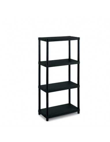 Scaffale a 4 ripiani TERRY Shelves 3060S/4 nero 1001610