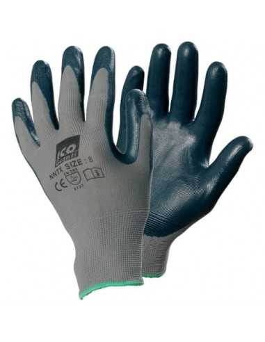 Guanti riusabili Icoguanti in nylon/nitrile M blu NNTX/MEDIA