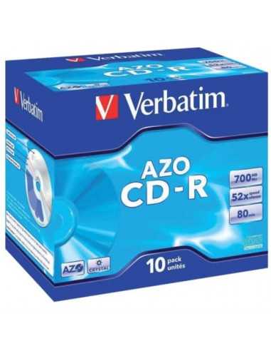 CD-R AZO Verbatim 52x 700 MB Conf. 10 pezzi - 43327