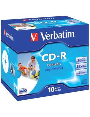 CD-R AZO Verbatim 700 MB conf. da 10 - 43325