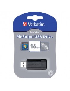 Chiavetta USB PinStripe 2.0 Verbatim 16 GB 49063