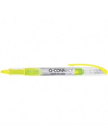 Evidenziatore a penna Q-Connect 1-4 mm giallo KF00395