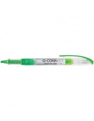 Evidenziatore a penna Q-Connect 1-4 mm verde KF00396