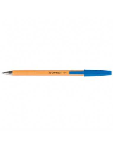 Penna a sfera Q-Connect F blu conf. da 20 - KF34047