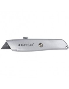 Cutter Q-Connect metallo 18 mm trapezoidale KF10633