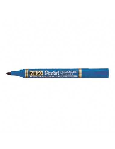 Marcatore permanente Pentel N850 punta conica 4.5 mm blu N850-CE