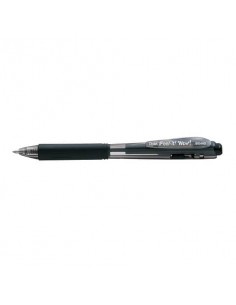 Penne a sfera a scatto Pentel Feel It Wow 1.0 mm nero BX440-AI