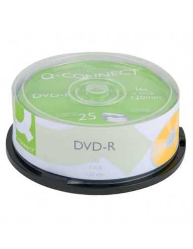 DVD-R Q-Connect Spindle 16x 120 min non stampabile conf.da 25 pezzi - KF00255