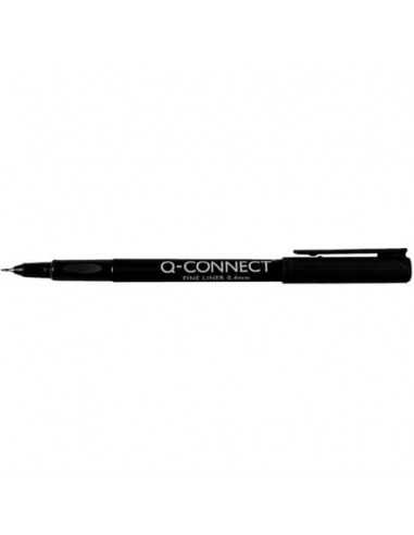 Fineliner Q-Connect 0.4 mm nero Conf. 10 pezzi - KF25007