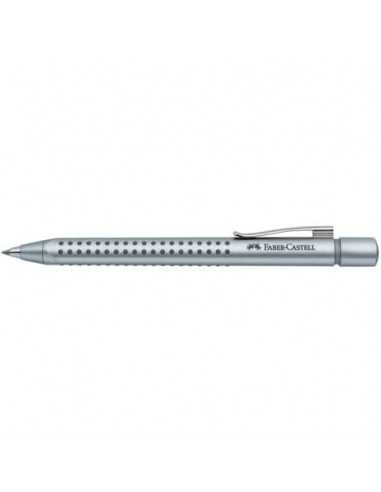 Penna a sfera a scatto Faber-Castell Grip 2011 XB argento 144111