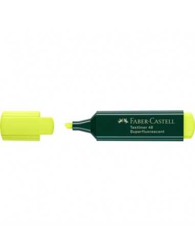 Evidenziatore Faber-Castell Textliner 48 Refill tratto 1-2-5 mm giallo fluo 154807