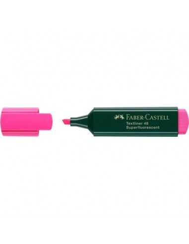 Evidenziatore Faber-Castell Textliner 48 Refill tratto 1-2-5 mm rosa fluo 154828