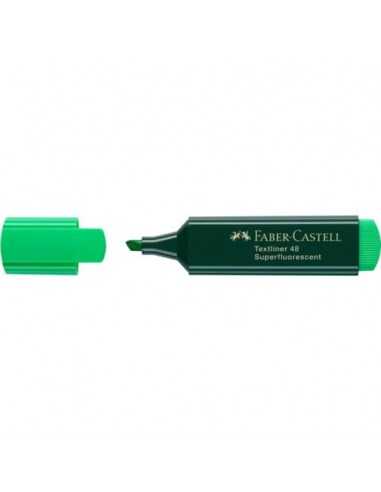 Evidenziatore Faber-Castell Textliner 48 Refill tratto 1-2-5 mm verde 154863