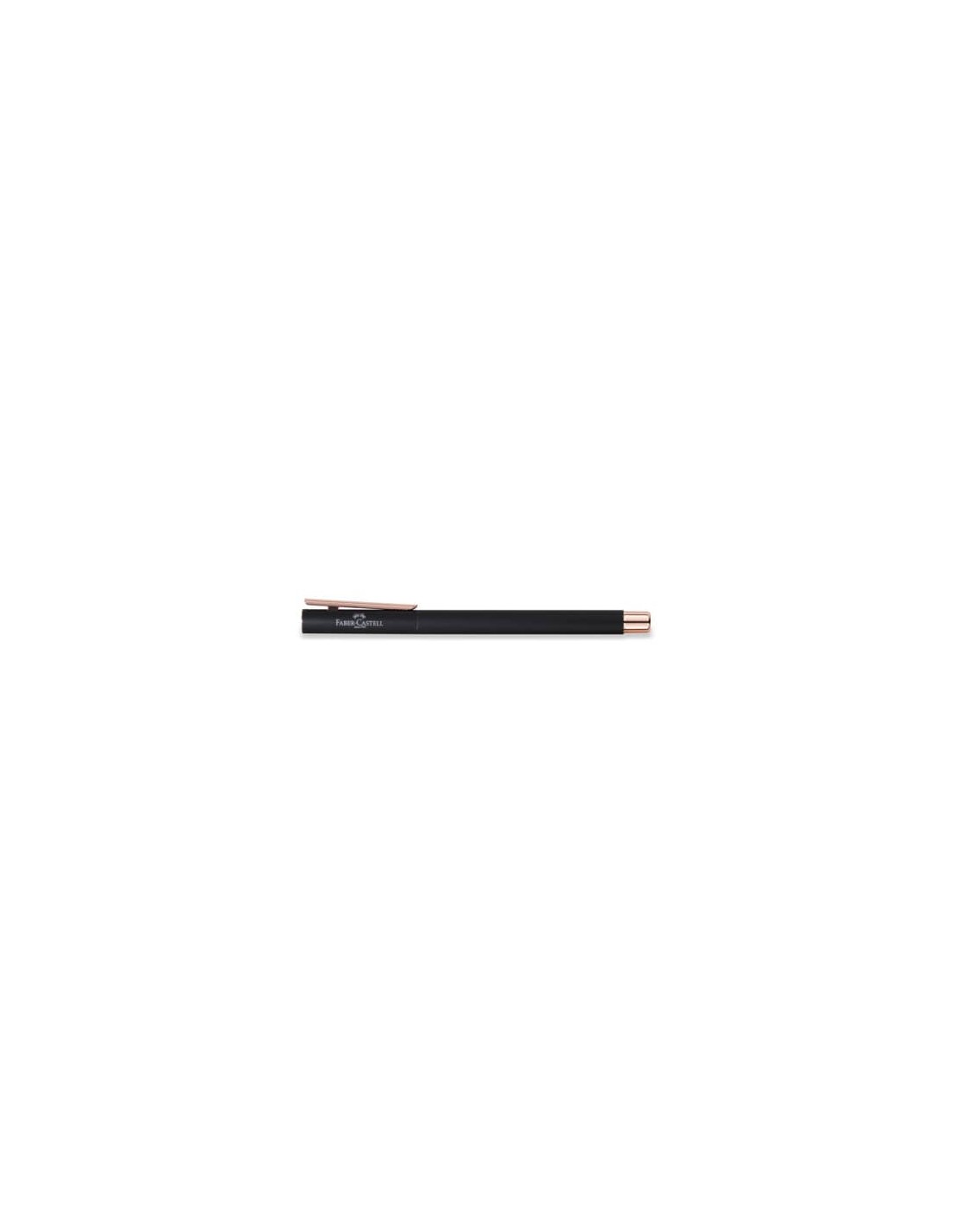 Penna Stilografica Faber-Castell Neo Slim M nero rosegold 343100