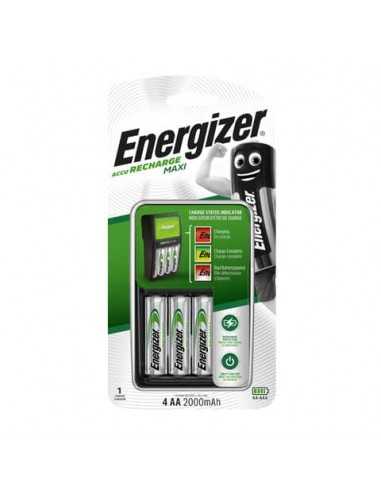 Caricabatterie ENERGIZER Maxi Charger 2000mAh incluse 4 batterie Power Plus AA - E300321202