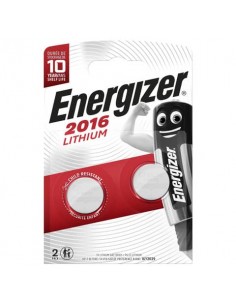 Batterie al litio a bottone ENERGIZER CR2016 Conf. 2 pezzi - E301021903