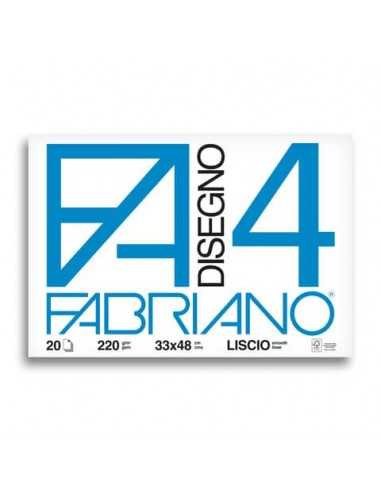 Album da disegno Fabriano F4 220 g/m² 20 33x48 cm ff. lisci 05200797