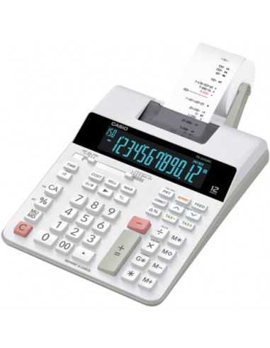 Calcolatrice scrivente Casio semi-professionale con alimentazione AC bianco - FR-2650RC