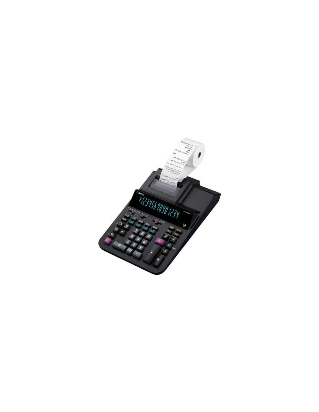 Calcolatrice scrivente Casio DR-320RE per uso professionale con velocità di  stampa 3,5 righe/sec. - nero DR-320RE