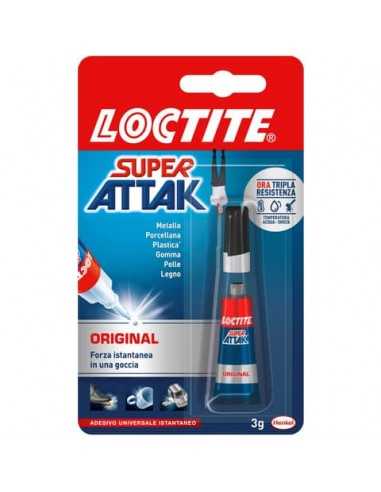 Colla Loctite Super Attak Original Plus 3 g. trasparente 2048080