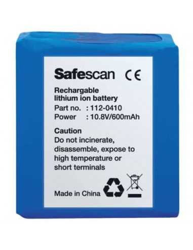 Batteria al litio ricaricabile per rilevatore banconote Safescan LB-105 nero - 112-0410