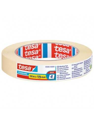 Nastro per mascheratura tesa in carta standard ECO 19 mm x 50 m 05085-00000-02