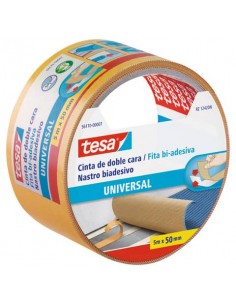 Nastro biadesivo tesa Universale strappabile a mano 50 mm x 5 m bianco 56170-00007-11