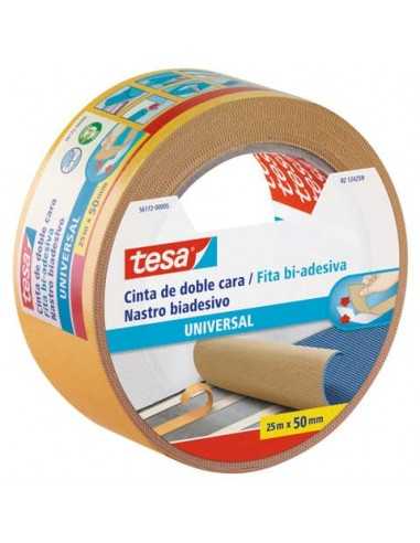 Nastro biadesivo tesa Universale per strappabile a mano 50 mm x 25 m bianco 56172-00005-11