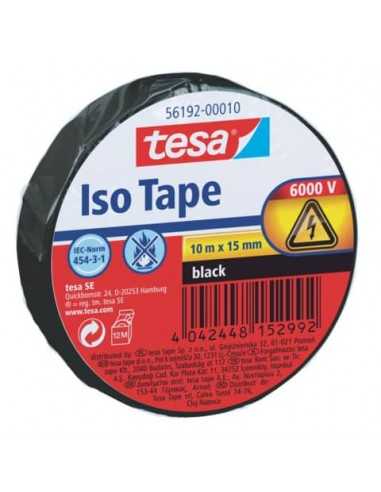 Nastro isolante tesa autoestinguente 15 mm x 10 m nero 56192-00010-02