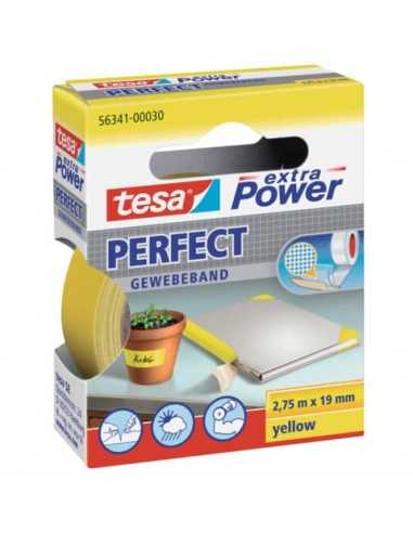 Nastro adesivo in tela tesa extra Power® Perfect plastificato 19 mm x 2