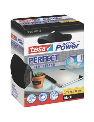 Nastro adesivo in tela tesa extra Power® Perfect 38 mm x 2