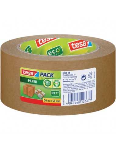 Nastro da imballo tesa tesapack® Carta ecoLogo® 50 mm x 50 m marrone 57180-00000-02