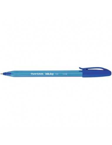 Penna a sfera stick Paper Mate Inkjoy 100 CAP ULV M 1 mm blu S0957130