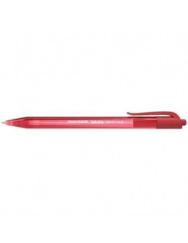 Penna a sfera a scatto Paper Mate Inkjoy 100 RT ULV M 1 mm rosso S0957050