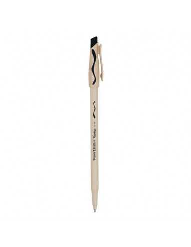 Penna a sfera stick Paper Mate Replay cancellabile M 1 mm nero S0190784