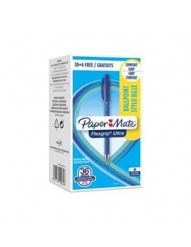 Penna a sfera a scatto Paper Mate Flexgrip Ultra M 1