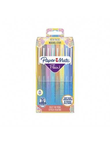 Penne punta fibra Paper Mate Flair/Nylon M 1