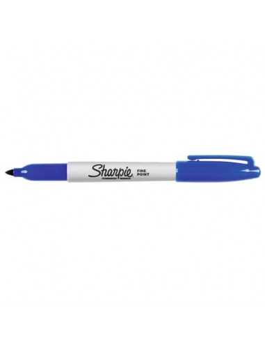 Marcatore permanente Sharpie Fine punta conica 1 mm blu S0810950