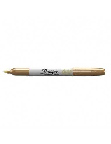 Marcatore permanente Sharpie Metallic F punta conica 3 mm oro 1891062